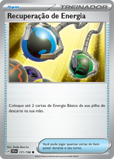 Recuperação de Eergia - Pokémon TCG - MoxLand